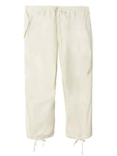 Men's Parachute Pants Ivory - AUTRY - BALAAN 1