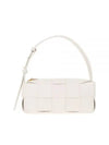 Brick Cassette Intrecciato Small Shoulder Bag White - BOTTEGA VENETA - BALAAN 2