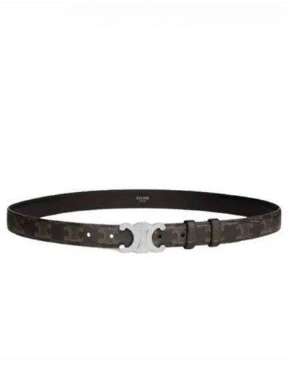 Triomphe Canvas Belt Black - CELINE - BALAAN 2