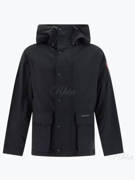 Lockeport Hooded Jacket Black - CANADA GOOSE - BALAAN 2