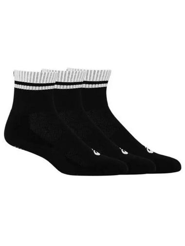 Practice Quarter Socks 3 Pack Set Black - ASICS - BALAAN 1