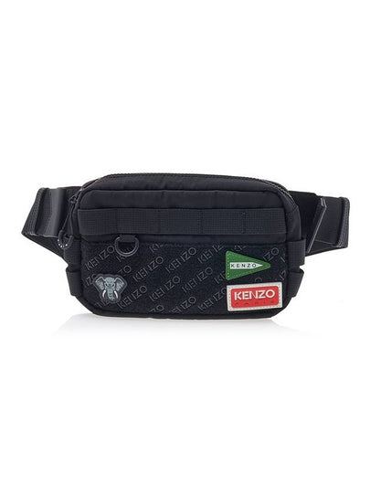 Jungle Patch Belt Bag Black - KENZO - BALAAN 2