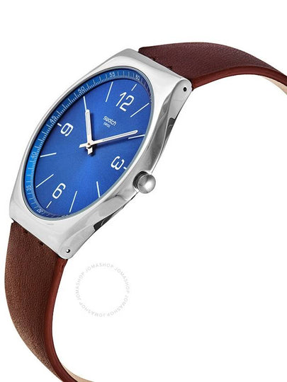 Swatch SKINWIND Sun-brushed Blue Dial Men's Watch SS07S101 - SWATCH - BALAAN 2