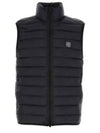 Chamber R Nylon Down Vest Navy - STONE ISLAND - BALAAN 2