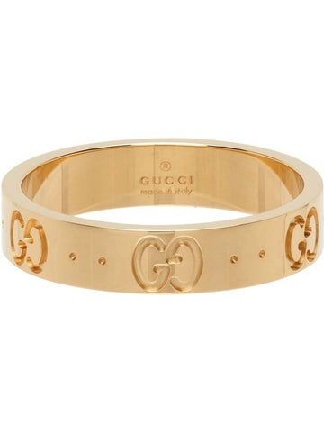 Icon Series 18k Version Ring Gold - GUCCI - BALAAN 1