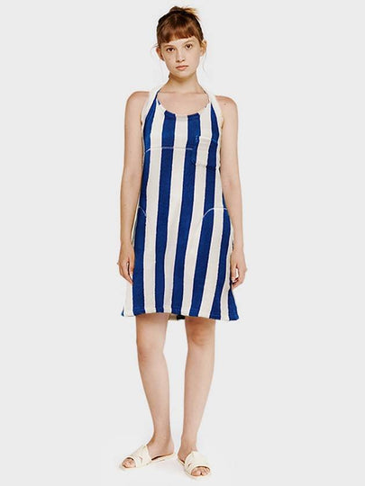 Terry Dress Blue White - PILY PLACE - BALAAN 2