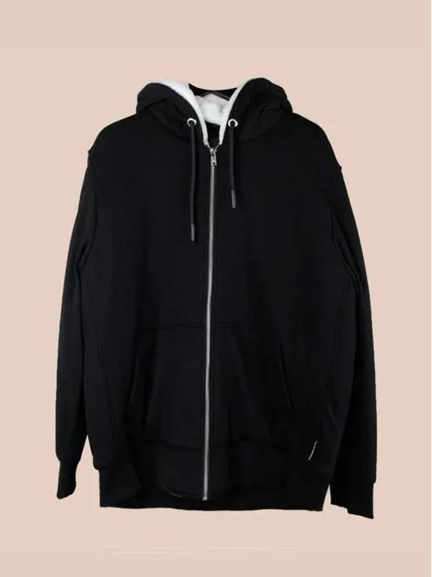 Classic Bunny Zip Up Hoodie White Lining Black - MOOSE KNUCKLES - BALAAN 2