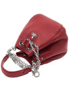 Chrissy Logo Small Leather Bucket Bag Red - VIVIENNE WESTWOOD - BALAAN 5