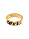 FF Logo Band Ring Gold - FENDI - BALAAN 2