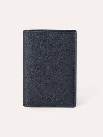 Extra Bi-Fold Card Wallet Navy - LORO PIANA - BALAAN 1