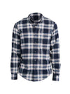 Women's Classic Western Check Shirt Blue - SAINT LAURENT - BALAAN 1