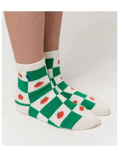 Tomato All Over Socks 124AI006 Italian Kids - BOBO CHOSES - BALAAN 1