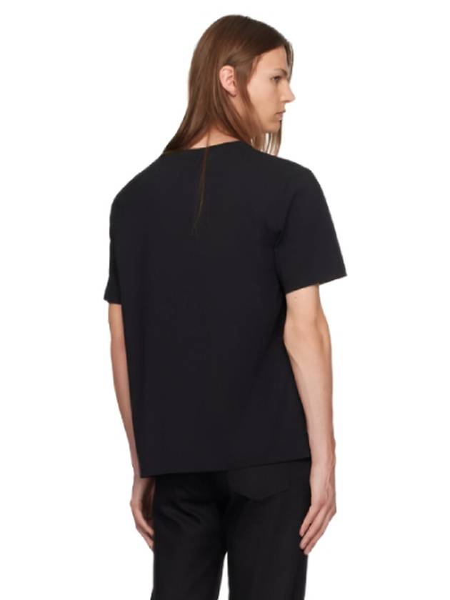 Speedy Fox Patch Comfort Short Sleeve T-Shirt Black - MAISON KITSUNE - BALAAN 5