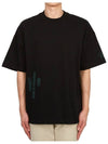 Men's Signature Short Sleeve T-Shirt Black - CARHARTT WIP - BALAAN 2