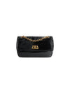 Monaco Small Chain Shoulder Bag Black - BALENCIAGA - BALAAN 5