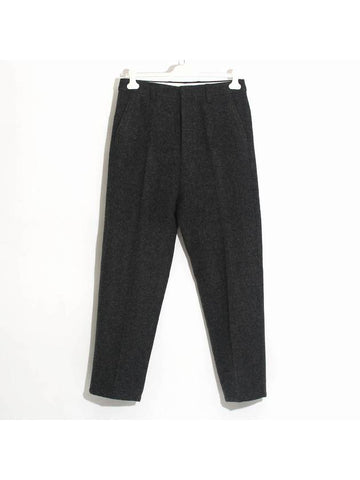 Melange Effect Straight Pants HTR501277 050 - AMI - BALAAN.