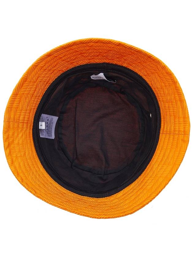 Intrecciato Jacquard Bucket Hat Tangerine - BOTTEGA VENETA - BALAAN 6