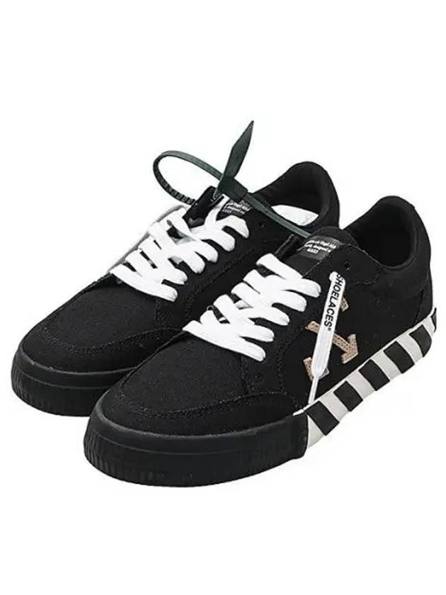 Arrow Bulknize Canvas Low Top Sneakers Black - OFF WHITE - BALAAN 2