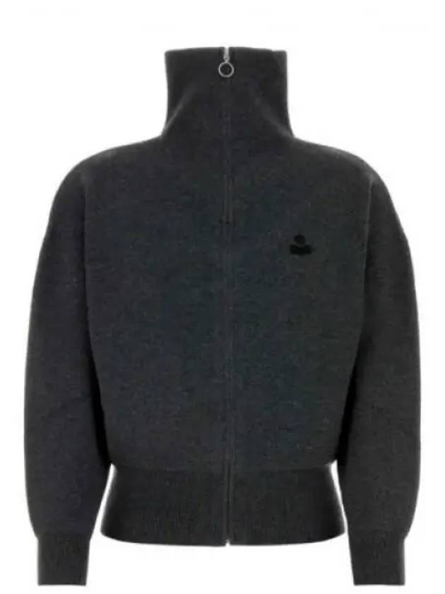 Axelle Zip-Up Cardigan Anthracite - ISABEL MARANT - BALAAN 2