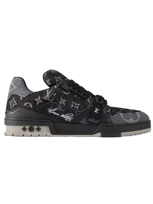 LV Trainer Low Top Sneakers Black - LOUIS VUITTON - BALAAN 1