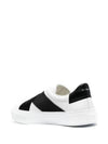 Double Webbing Strap Leather Slip Ons White - GIVENCHY - BALAAN 3