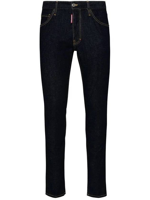 Icon Logo Cool Guy Skinny Jeans Navy Blue - DSQUARED2 - BALAAN 2