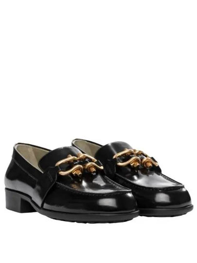 Leather Loafers Black - BOTTEGA VENETA - BALAAN 2