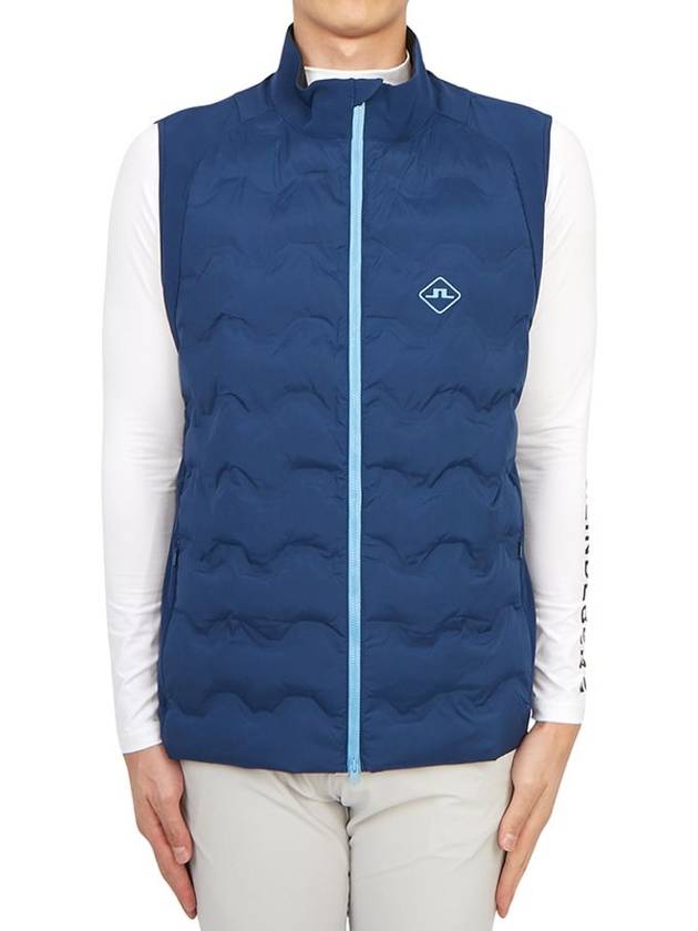 Dexter Hybrid Padded Vest Estate Blue - J.LINDEBERG - BALAAN 1