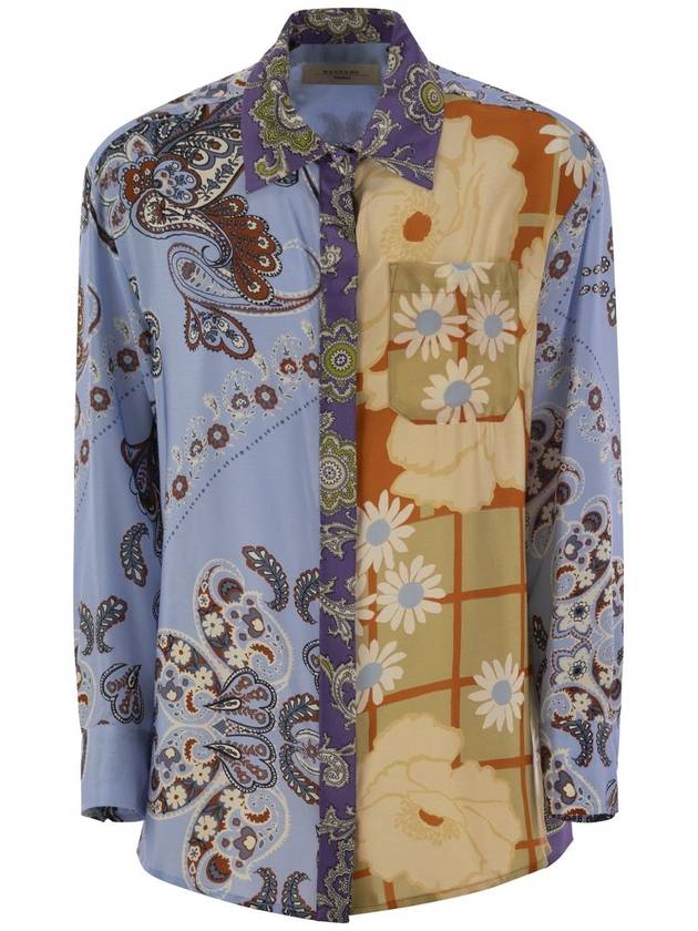 ALCAZAR - Printed crepe de Chine shirt - WEEKEND MAX MARA - BALAAN 1