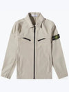 Light Soft Shell Shirt Jacket Dove Grey - STONE ISLAND - BALAAN 2