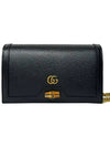 Diana Gold Bamboo Chain Mini Bag Black - GUCCI - BALAAN 2