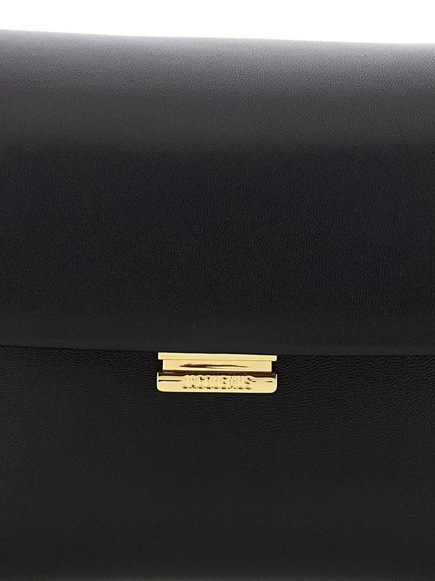 The Ronde Carre Shoulder Bag Black - JACQUEMUS - BALAAN 2