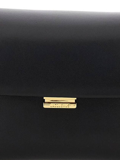 The Ronde Carre Shoulder Bag Black - JACQUEMUS - BALAAN 2