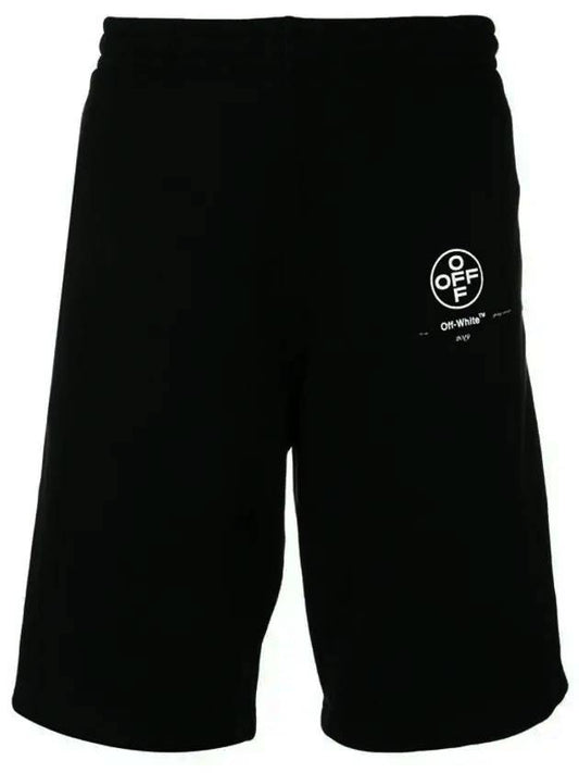 Impressionism Back Logo Shorts Black - OFF WHITE - BALAAN 1