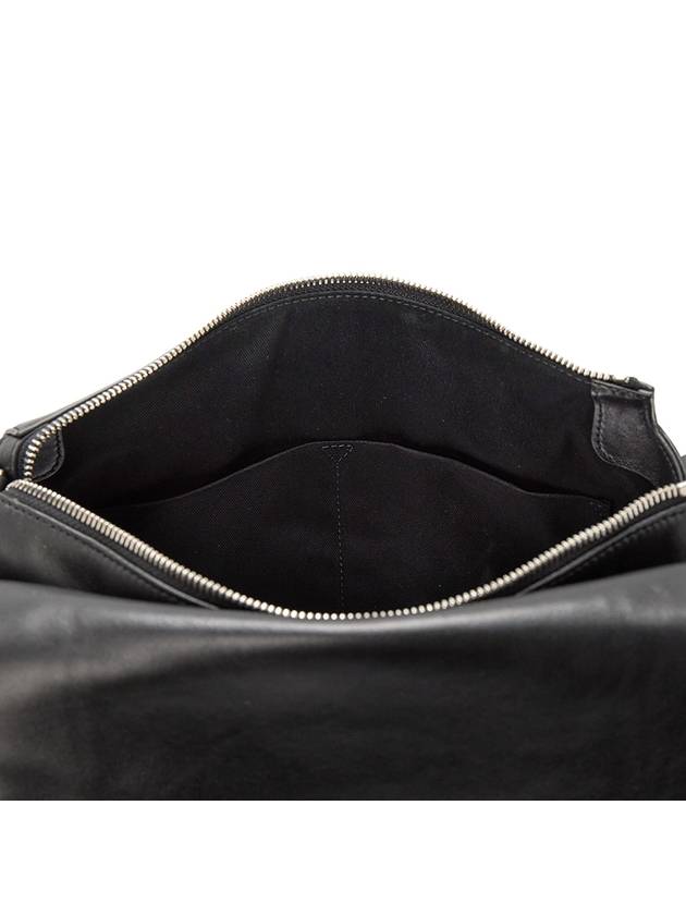 Terlago Logo Leather Messenger Bag Black - BALLY - BALAAN 11