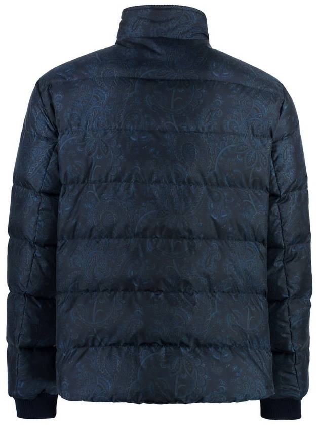 Paisley Print Padded Jacket Navy - ETRO - BALAAN 3