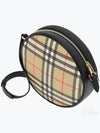 Lewis Check Pattern Round Cross Bag Beige - BURBERRY - BALAAN 2