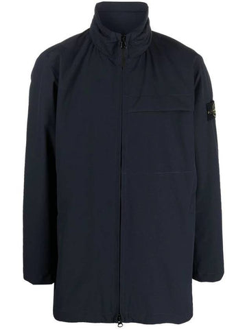 Wappen Soft Shell Primaloft Zip-up Jacket Navy - STONE ISLAND - BALAAN 1