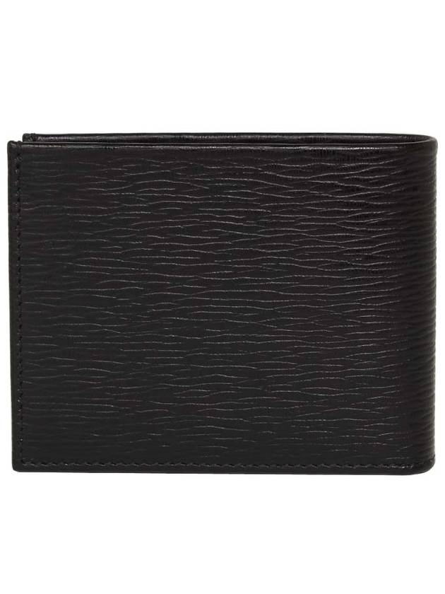 Gancini Half Wallet Black - SALVATORE FERRAGAMO - BALAAN 3