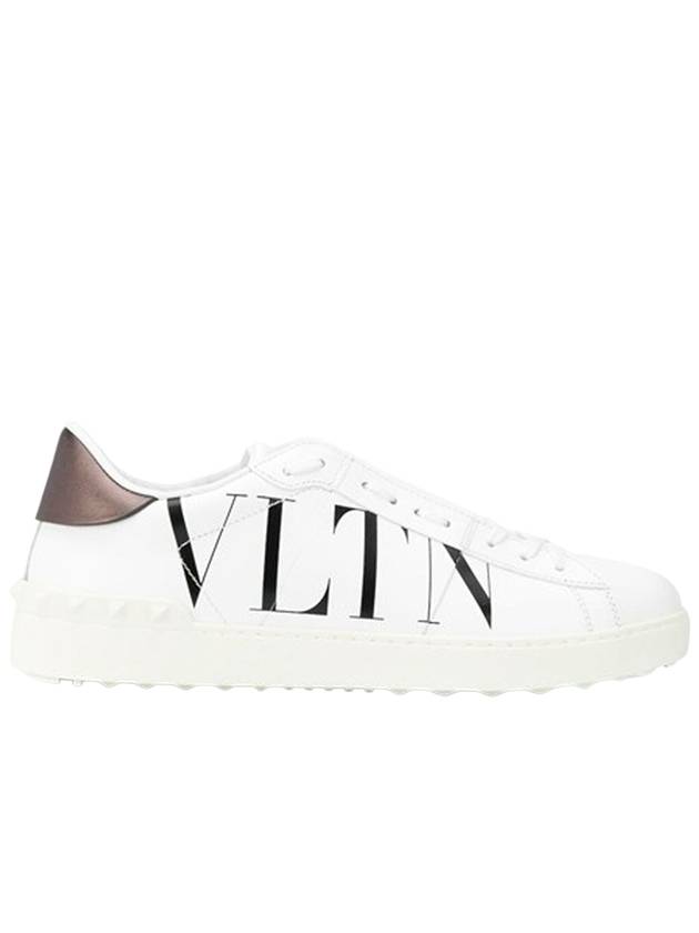 VLTN Leather Low Top Sneakers White - VALENTINO - BALAAN 2