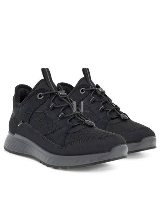 Exostride Gore-Tex Low Top Sneakers Black - ECCO - BALAAN 2