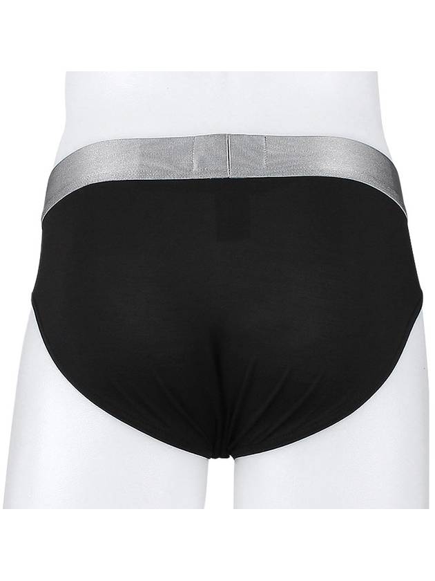 Men's Modal Triangle Briefs Black - EMPORIO ARMANI - BALAAN 5