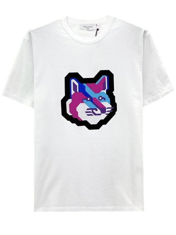 Season OFF Sale Pixel Fox Short Sleeve TShirt HM00120 KJ0008 - MAISON KITSUNE - BALAAN 1