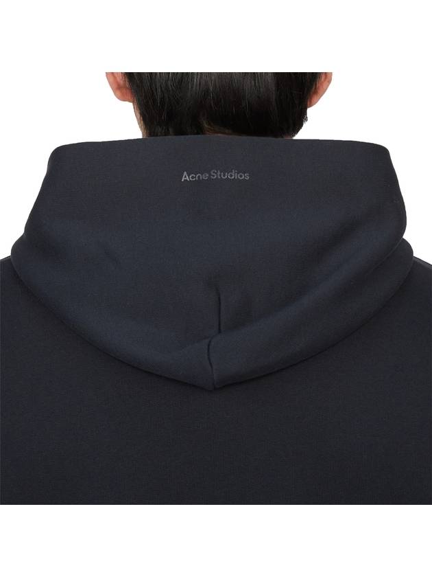 Cotton Zip-Up Hoodie Black - ACNE STUDIOS - BALAAN 8