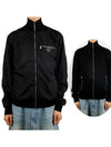 Reversible Wool Nylon Bomber Jacket Black - PRADA - BALAAN 2