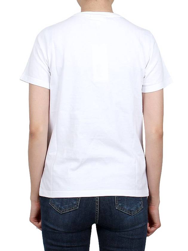 Fox Head Patch Regular Short Sleeve T-Shirt White - MAISON KITSUNE - BALAAN 5