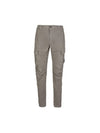 Lens Patch Stretch Satin Cargo Straight Pants Grey - CP COMPANY - BALAAN 1