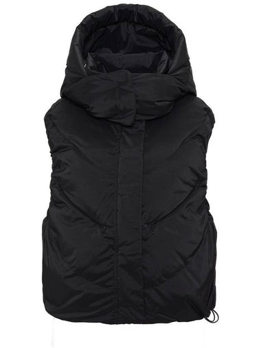 Hooded detachable down vest BK - PASSARDI - BALAAN 1