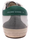 Superstar Green Heel Tab Leather Sneakers White - GOLDEN GOOSE - BALAAN 5