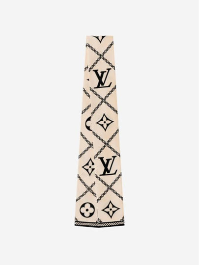 Monogram Croisillon Scarf Cream - LOUIS VUITTON - BALAAN 2